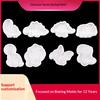 4Pcs/Set Dinosaur Cookie Plunger Cutter Cartoon Baking Mould Cookie Stamp Biscuit Mold Animal Shape Cookie Cutters Baking Tools
