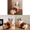Cartoon Crayon Shinchan Resin Desk Organizer With Multifunctional Storage For Students And Office Use