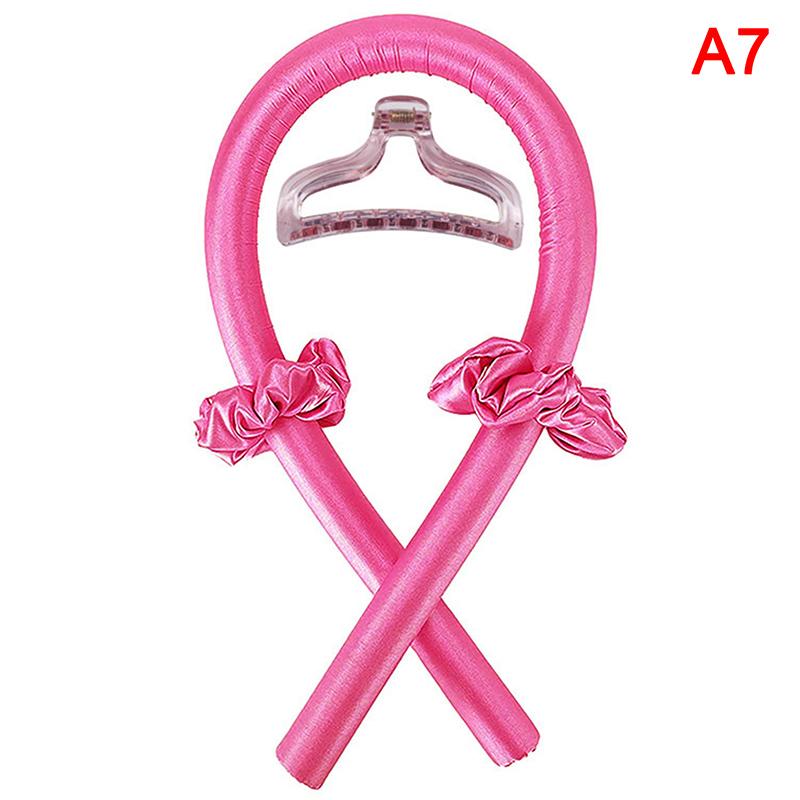 Heatless Curling Rod Headband No Heat Hair Curlers Ribbon Hair Rollers