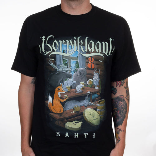 

ZX Fit Korpiklaani Band Graphic Cotton Tshirt Unisex Summer Short Sleeve Fashion Brand Tee Luxury Casual Vintage Retro Top 4XL