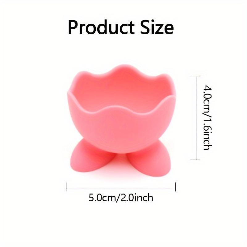 Silicone Oval Pad Holder, Egg-Shaped Makeup Sponge Display Stand, Formaldehyde-Free, Lightweight, Unfinished Finish, with No Installation