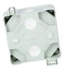 2K box IP55 / IP65 98x98x46,, 4xPG 13.5, Gray