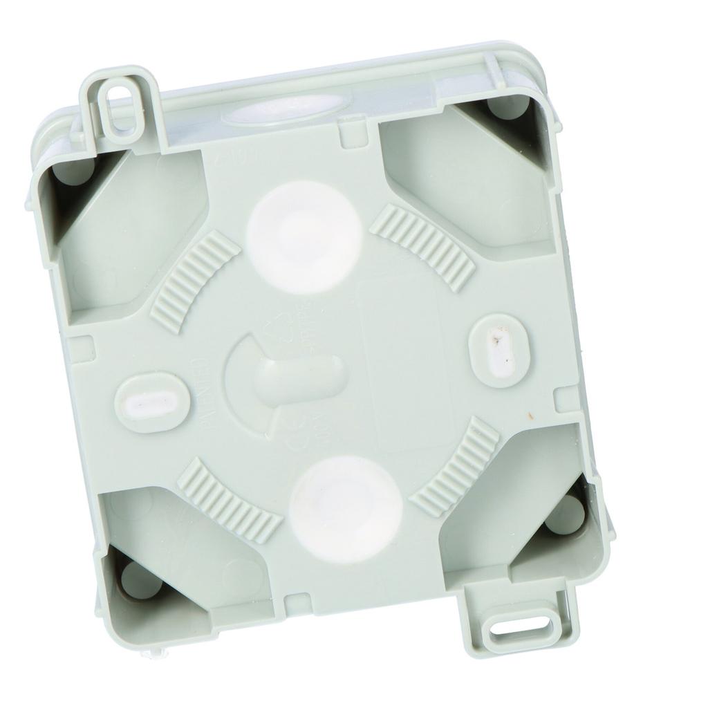 2K box IP55 / IP65 98x98x46,, 4xPG 13.5, Gray