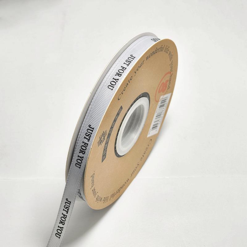 1cm Floral English Thread Ribbon for Gift Box & Cake Bouquet DIY