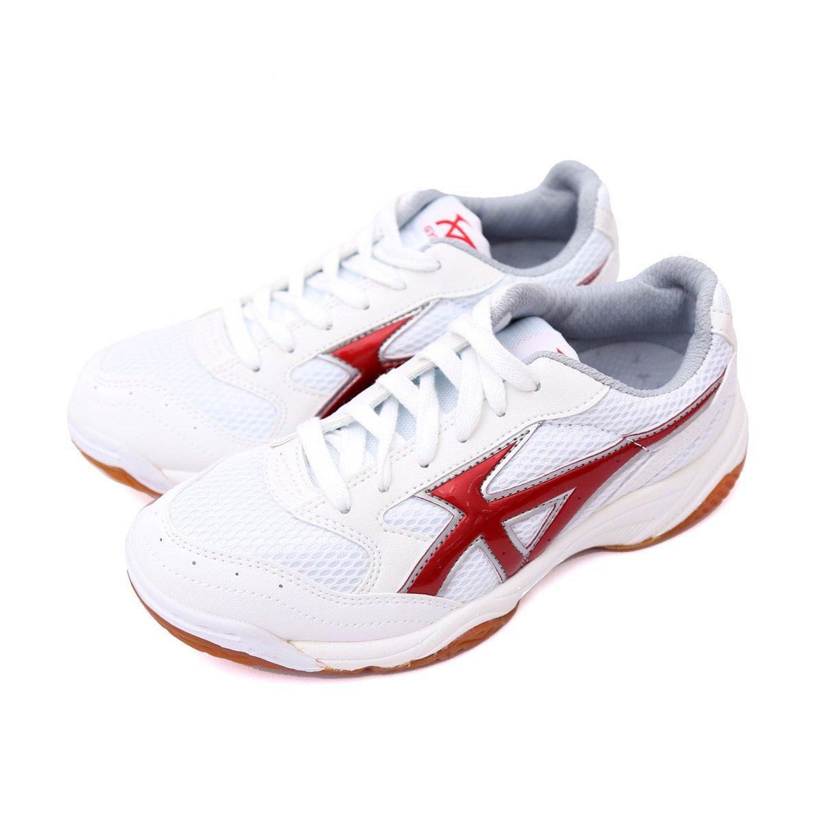 

Moonstar Gymstar S400 Lightweight Gym Shoes for Junior and Senior High Boys and Indoor Sneakers Schools, Girls, (Size 23.0cm, Red)