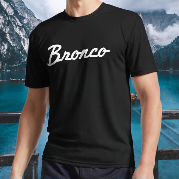

New Shirt Ford Bronco Script - White - Logo Active T-Shirt Funny Size S to 5XL XL