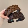 Women Synthetic Wide Wig Twist Braided Hair Bands Fashion Braids Hairband Nature Headband Stretch for Party Hair Accessories