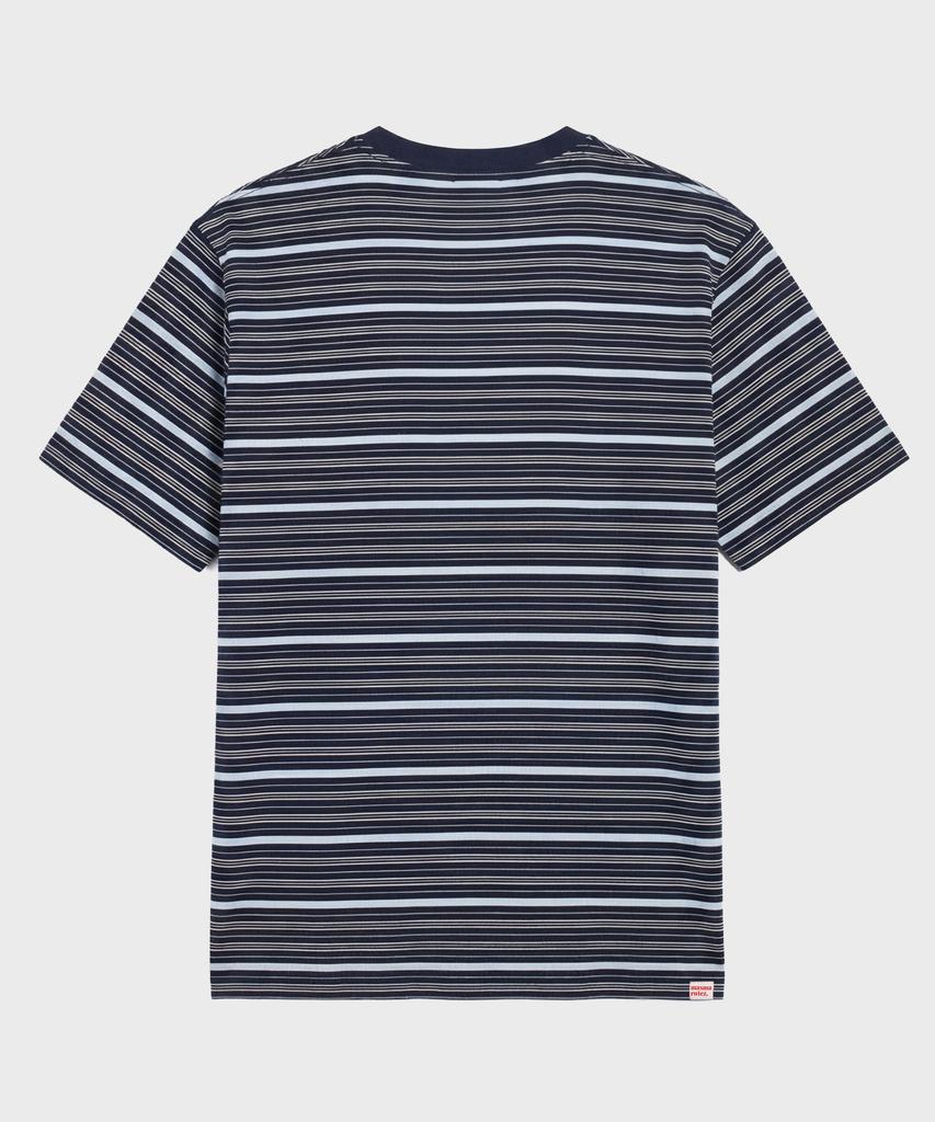 Maseumaluljeueopaeleol Daily Cotton Stripe T-Shirt_Navy