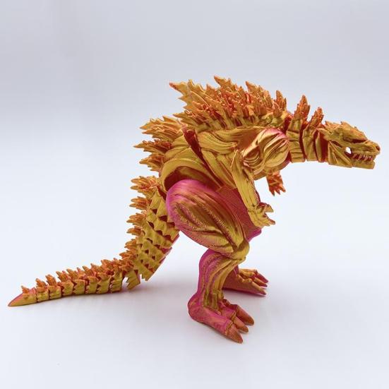 3D Tištěná Dinosaurí Ozdoba Artikulovaný Model Dinosaura Flexibilní Dinosaurí Fidget Hračka pro Úlevu od Stresu Dekorace na Stůl Domácí Kanceláře