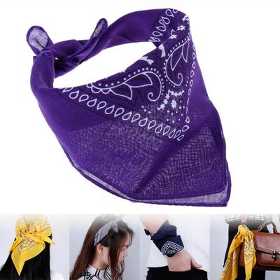 12 Stück Schickes Unisex Floral Bedrucktes Radsport Sport Quadratisches Bandana Kopftuch Kopfschmuck