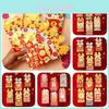 Exquisite Cartoon Red Envelope Set For Chinese New Year 2022 Wishes And Gifts