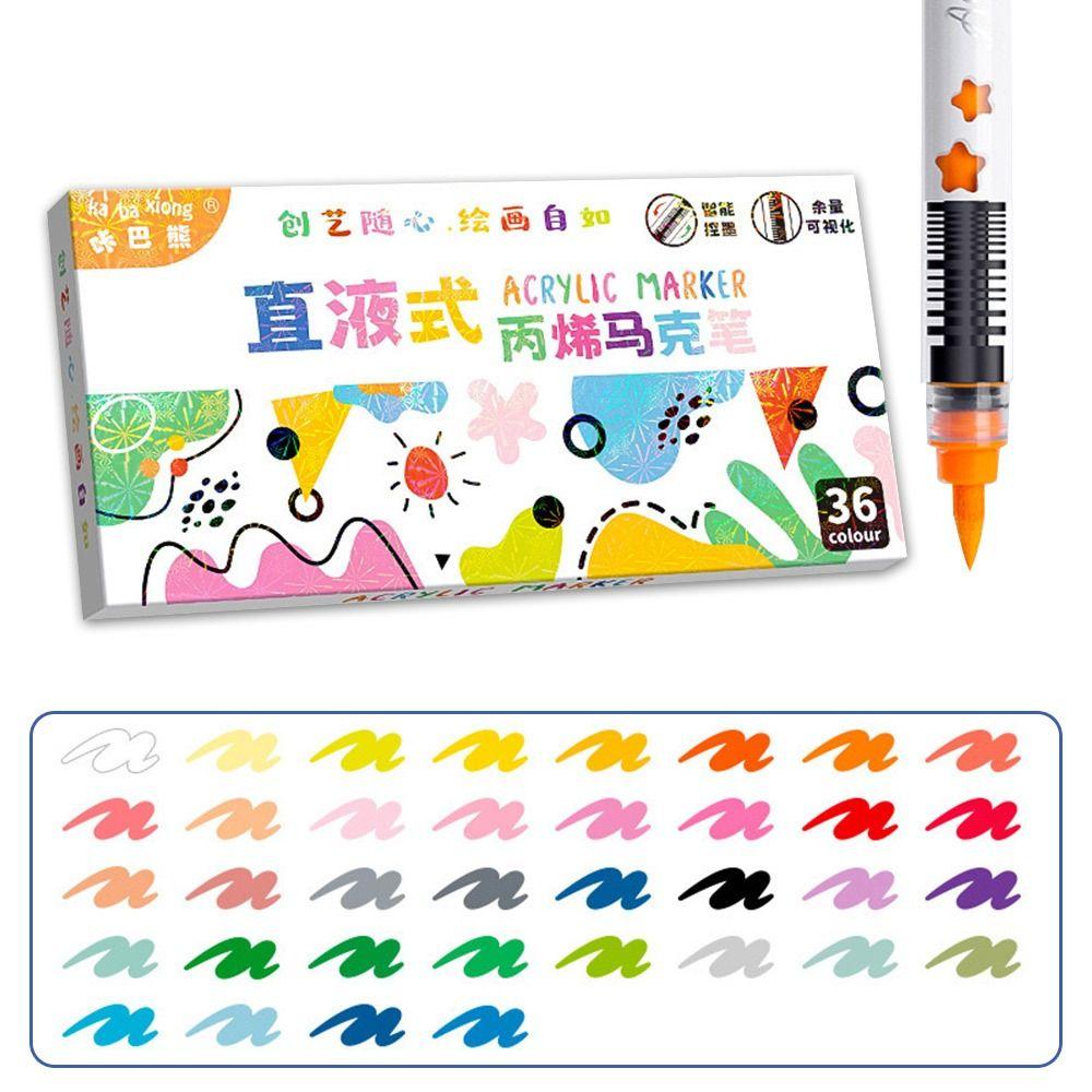 Pennarello Graffiti a Liquido Diretto Cancelleria Penna da Disegno Pittura Nuova Penna Colorata Bambini