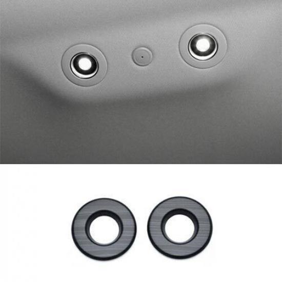 Rear Reading Lamp Frame Peach Wood Grain Cover Trim For Honda CRV CR-V 2023-2024