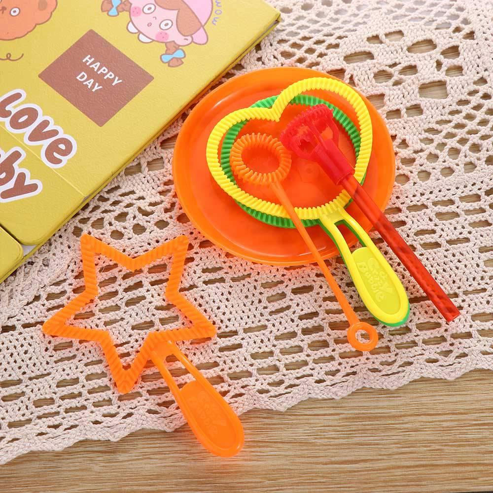 Outdoor Toy Bubble Tool Multiple Shapes Bubble Stick Bubble Blower Bubble Wand Tool Bubble Toys