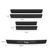 YJXH1 Car Door Sill Stickers Carbon Fiber Leather Anti-stepping Protector For Skoda Octavia VRS Rapid Kodiaq Fabia Karoq Superb Scala