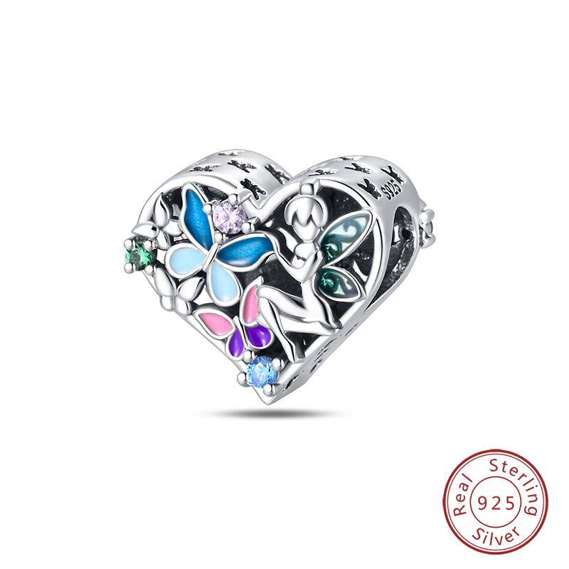 100% Copper Butterfly Fairy Dream Ocean Shell Pearl Mermaid Sea Turtle Sunflower Charms Beads Fit Qikaola Bracelets