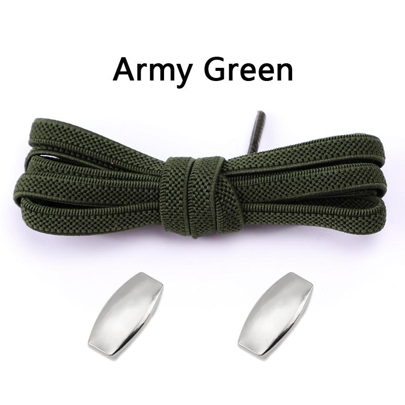1Pair Elastic Laces Sneakers New Lock Flat Shoelaces Without ties Kids Adult No Tie Shoelace Rubber Bands Shoes Accessories