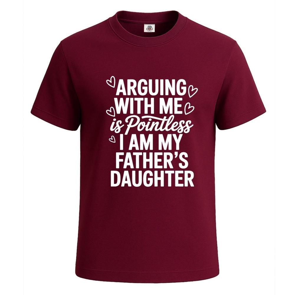 Arguing with me is pointless novelty mens tshirt funny party gift tee top 2XL