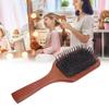 Paddle Hair Brush Wooden Handle Easy Detangling Scalp Massage Hair Brush Comb for All Hair Types