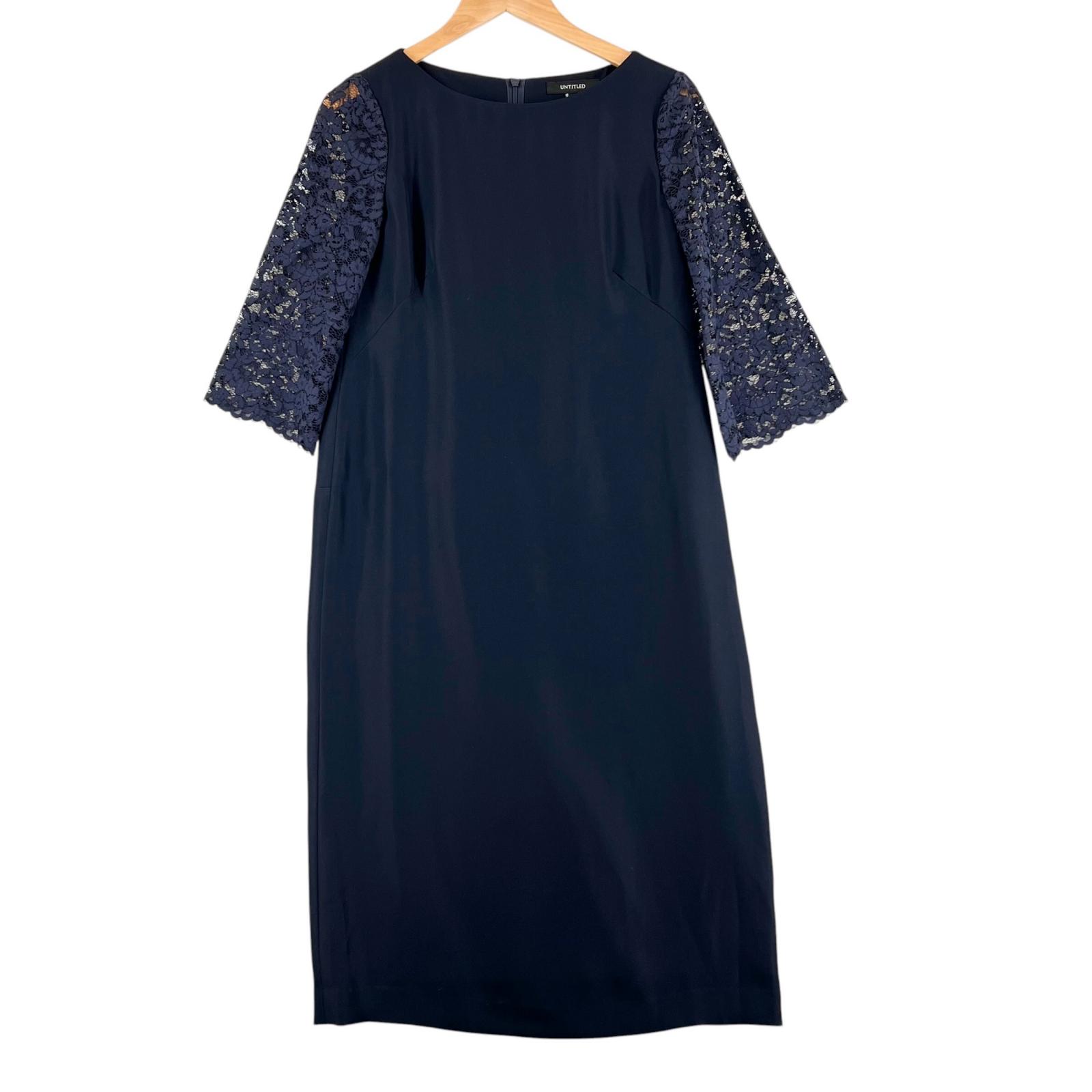 UNTITLED Plain one piece Navy Women 1 used