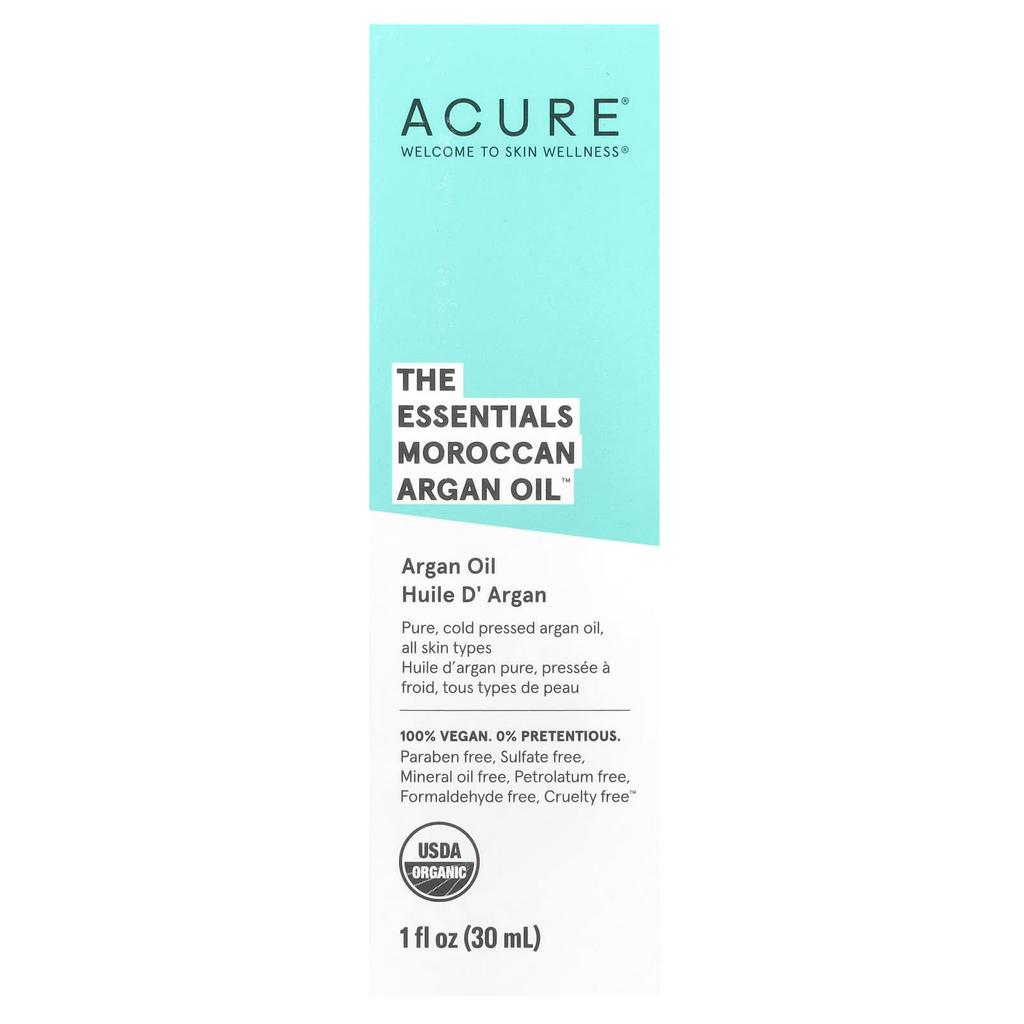 ACURE The Essential, Moroccan Argan Oil, 1 Fl Oz (30 Ml)