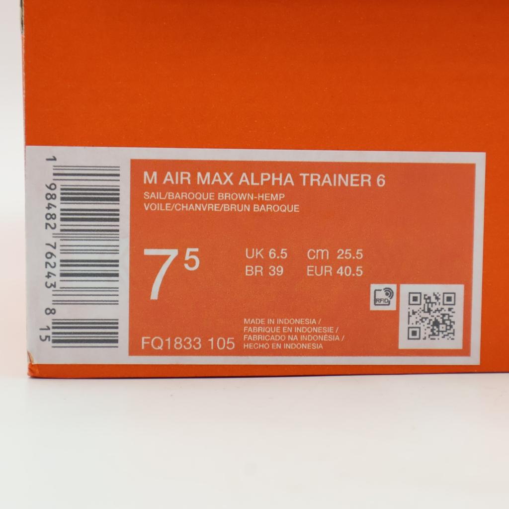 FQ1833-105 Nike Air Max Alpha Trainer 6 Workout Shoes Sail Hemp  (Men's)