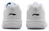 Li Ning Gladiator Cushioning Abrasion Resistant Low Top Badminton Shoes Unisex Standard White AYZT011-1