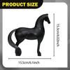 Carved Horse Statue, Animal Figurine, Modern Design, Office Decoration, Craft, Contemporary Art,