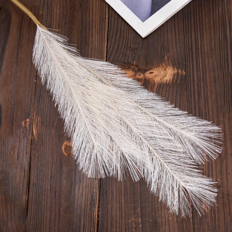 

6 шт. красочной искусственной пампасной травы, 58,5 см искусственной искусственной пампасной травы тростника пушистые стебли растения для дома в стиле бохо, гостиной, свадебного украшения белый