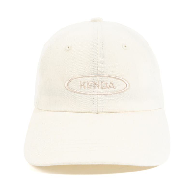 

KENDA OVAL LOGO PIGMENT BALL CAP - IVORY / PGBC01-14s IVORY_FREE