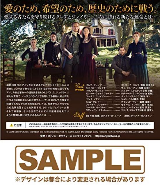 Outlander Season 5 Complete Box Press Limited 7 Official Blu-ray (First Edition) (Includes Wide-Size Photos) [Blu-ray]