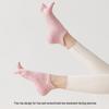 Spring Ankle-Length Yoga Socks with Non-Slip Gel Dots - Five-Finger Design for Strong Grip in Fitness and Pilates