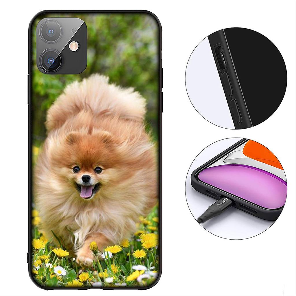 Pomeranian Dog Pet Animal Phone Cover for Samsung Galaxy Note 20 9 10 S8 S10 Lite S9 Plus A54 A53 A21S S10E A17 Coque Case