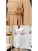 Elegant Solid Color Plus Size A-line Skirt with Fashionable Spring European & American Style