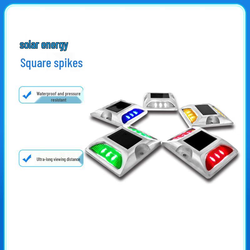 Miling Green LED Solar Traffic Warning Road Stud