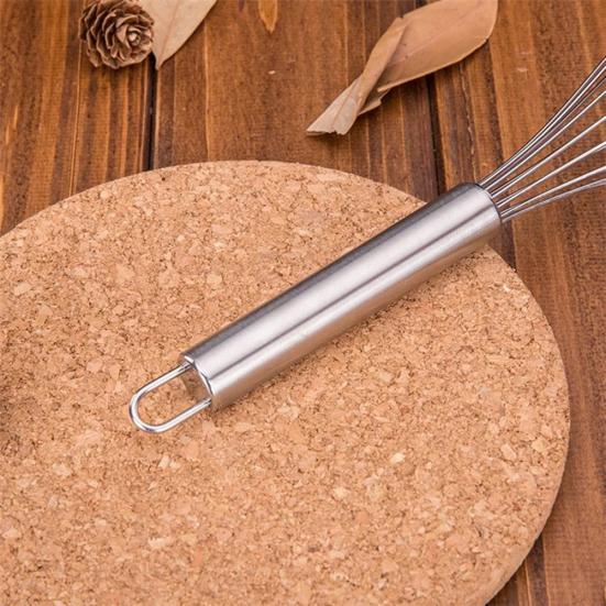 8/10/12 Inch Practical Egg Beater Multifunctional Easy Cleaning Balloon Wire Whisk Manual Egg Beater Mixer for Cooking
