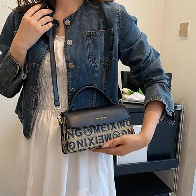 Neue Mode PU Kleine Quadratische Tasche Brief Schulter Tasche