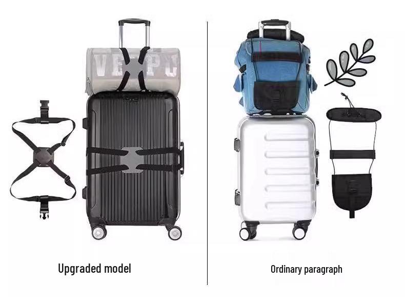 Elastic Cross Luggage Straps - Suitcase Reinforcement & Protection Bandage