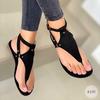 Women's Summer Casual Thong Sandals - New Style, Large Sizes, Flat Beach Sandals