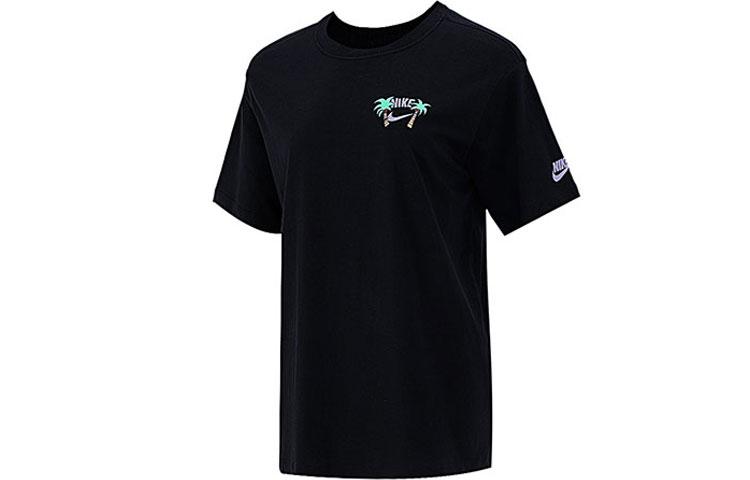 Nike Drop Shoulder Sleeve T Shirt Women's Black DJ1916-010