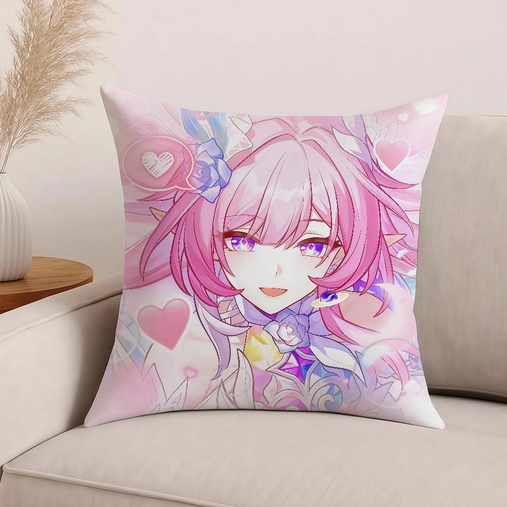 Game Honkai Star Rail Cyrene Pillow Case Office Cushions Suitable For Sofa Car Bedroom Decorative Cushion Cover