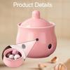 Contenitore per Aglio in Ceramica che Mantiene gli Spicchi Freschi. Salva Zenzero per la Cucina.