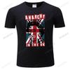 Man Summer Short Sleeve ANARCHY In The UK T Shirt Mens Punk Rock Union Jack Clash Unisex T Shirt All Size Fashion Tee-shirt