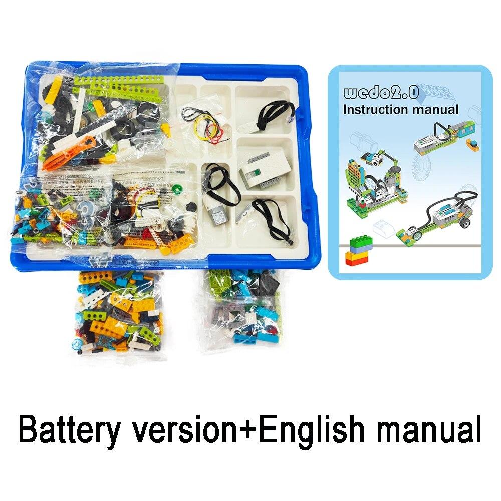 

WeDo 2.0 Образовательные функцииСовместимые детали 45300 Основной набор Строительные блоки Игрушки своими руками Рождественские подарки