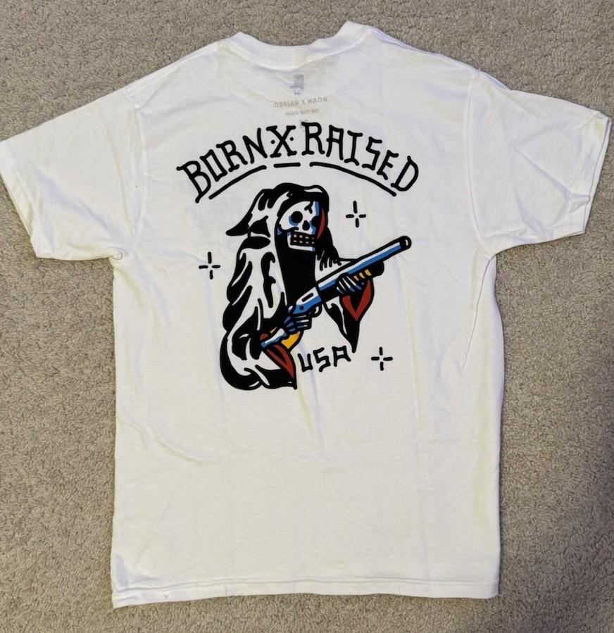 New BXR Reap Tee White. Size M Unisex T-Shirt XXL