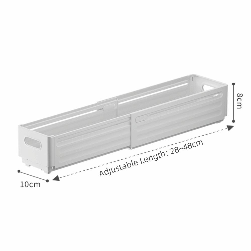 Stapelbarer ausziehbarer Schubladenorganizer Stapelbare Küchenorganizer Schrankaufbewahrung