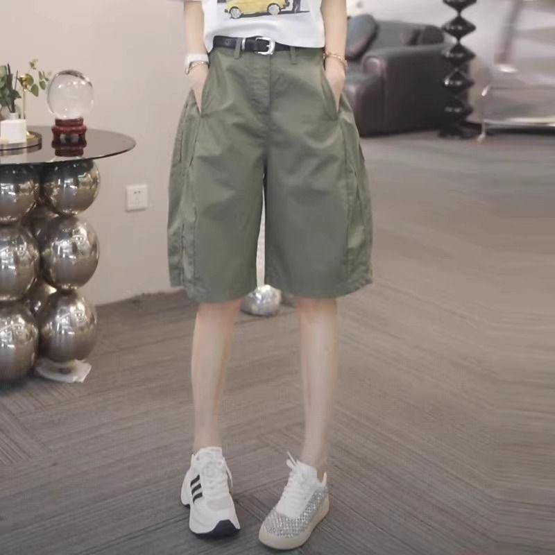 

Women s Wide-Leg High-Waist Summer Workwear Pants - Plus Size 2026 Collection M (90-100 lbs) оливковое зеленый