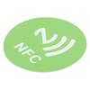 20PCS NFC Stickers Compact Portable Interference Resistant Rewritable CUID NFC Adhesive for NFC Enabled Devices Green