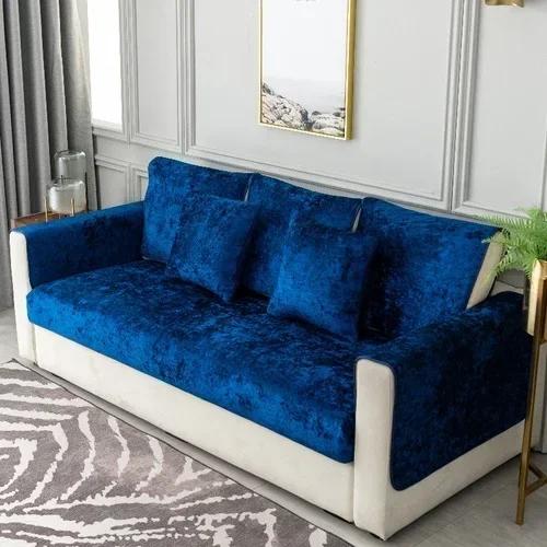 Universal Luxury Suede Plush Sofa Cushion Special Cover Cloth for Sofa Cushions Modern Minimalist Anti-skid Daybed Mat