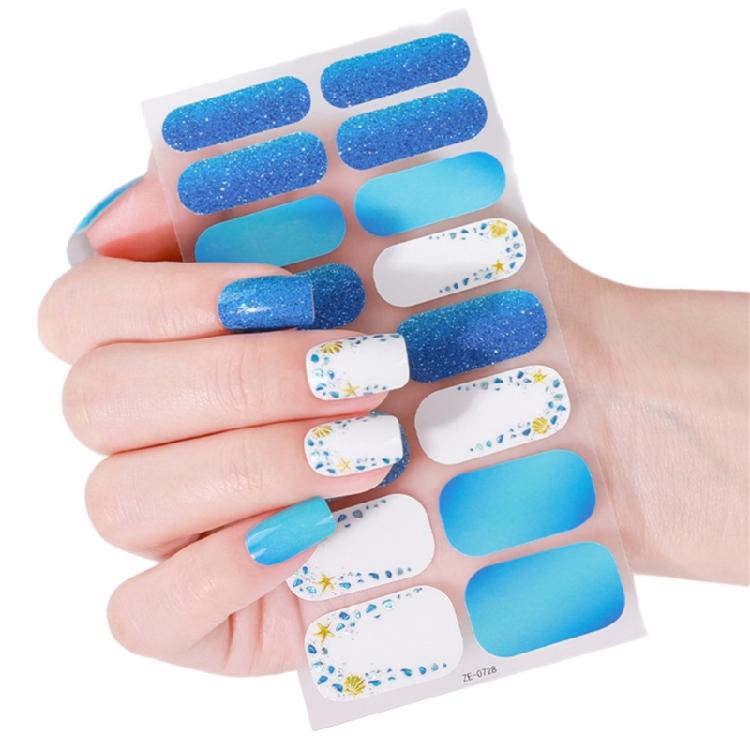 Valentine's Day Full Wrap Nail Stickers Nails Polish Strips Adhesive DIY Nails Art Decals Manicure Accessories